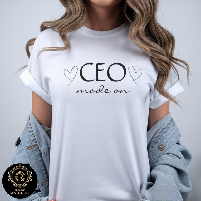 CEO Mode On Neutral Graphic Bella  T Shirt (Skapare uppladdad)