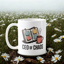 CEO of Chaos | Motherhood Multitasking Humor   Kaffemugg