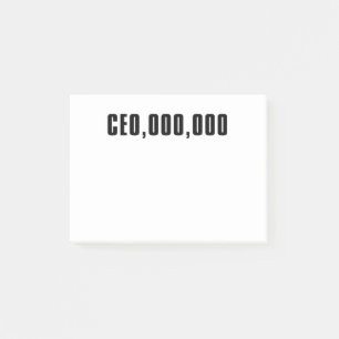 CEO, OOO, OOO POST-IT BLOCK