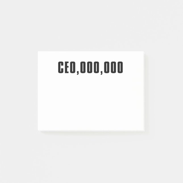 CEO, OOO, OOO POST-IT BLOCK (Framsida)