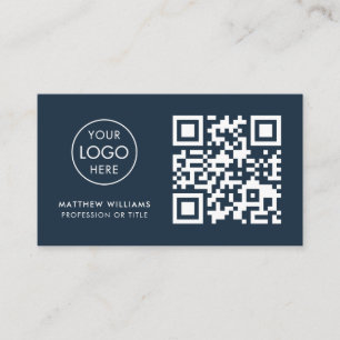 CEO-Professionell QR-Logotyp Modern Visitkort