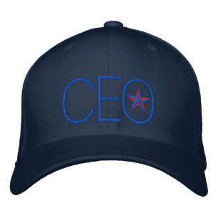 CEO Star Chef Embroidery Broderad Keps