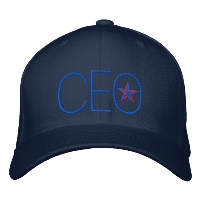 CEO Star Chef Embroidery Broderad Keps (Framsida)