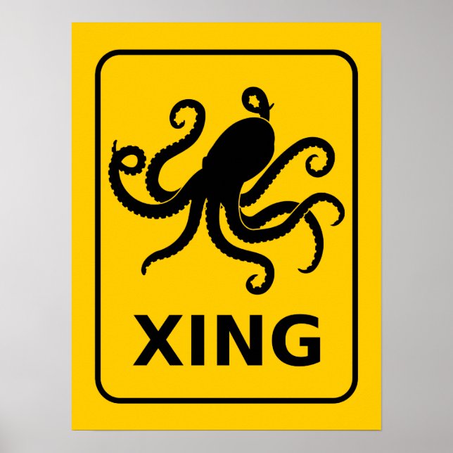 Cephalopod Crossing Poster (Framsidan)