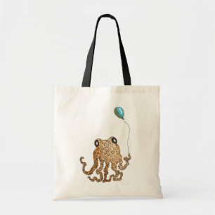 Cephalopod med ballongen tygkasse