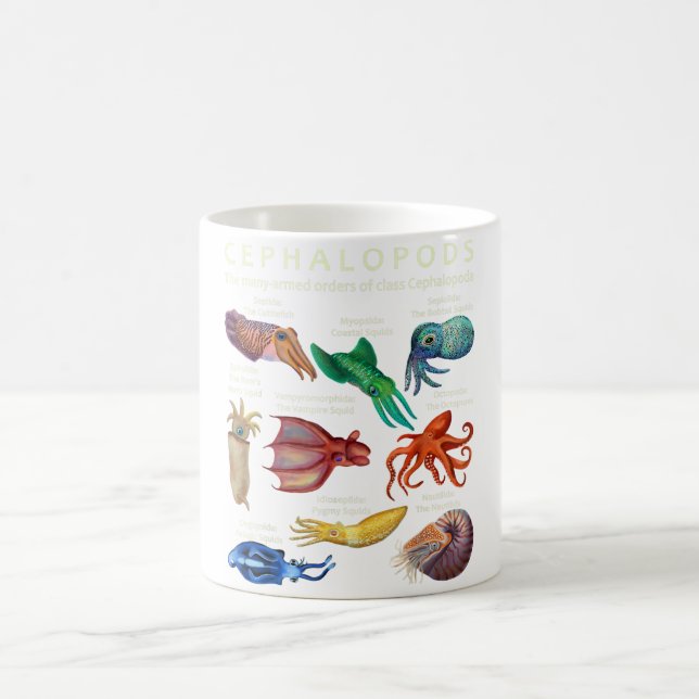 Cephalopod Octopus bläckfisk Kaffemugg (Center)