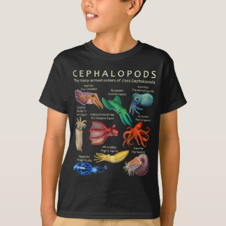 Cephalopod Octopus bläckfisk T Shirt