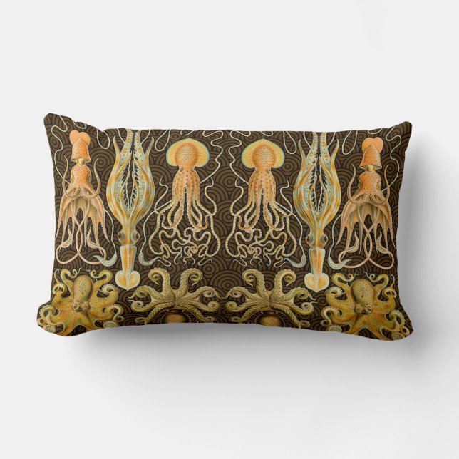Cephalopod Octopus Squid Marine Natature Lumbarkudde (Framsida)