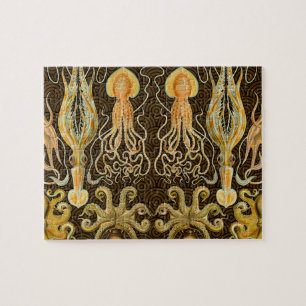 Cephalopod Octopus Squid Marine Natature Pussel
