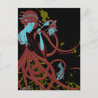 Cephalopod Sushi Vykort