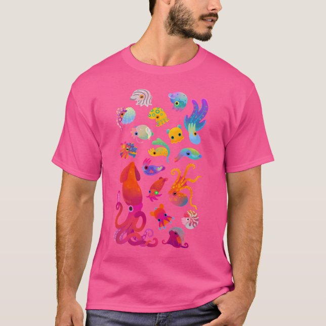 Cephalopod T Shirt (Framsida)