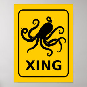 Cephalopodkorsning affischer