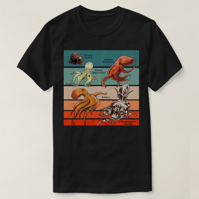 Cephalopods T Shirt (Design framsida)