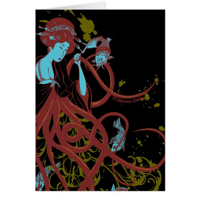 CephalopodSushi Hälsningskort (Framsidan)