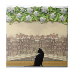 Ceramic Anton Pieck-panel Kakelplatta