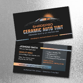 Ceramic Auto Tint Premium Window Film Visitkort