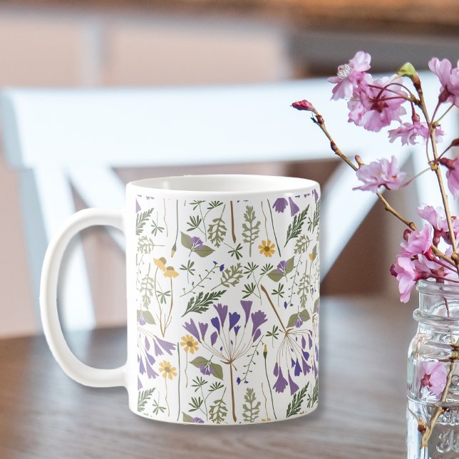  Ceramic Coffee Mug with Wraparound Flower Print  Kaffemugg (Skapare uppladdad)