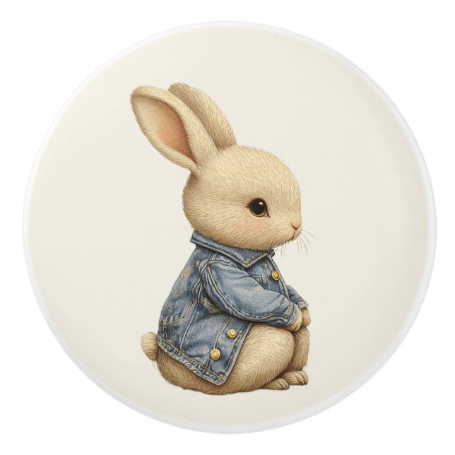 Ceramic Drawer Pull - Fleeting Daydream (B) Knopp (Framsidan)