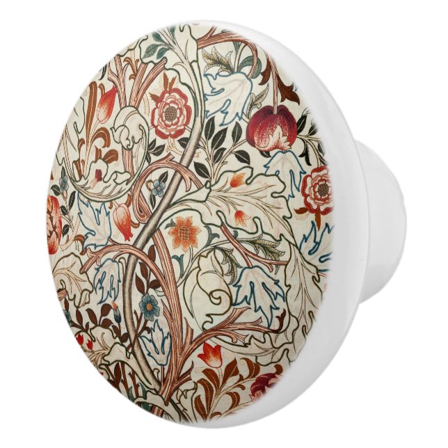 Ceramic knob William Morris art Knopp (Höger)