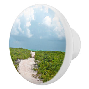 CERAMIC KNOBS/ANPASSNINGSBAR/SANDY VÄG TO BEACH/FL KNOPP