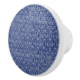 Ceramic Knobs William Morris Blue Art Knopp