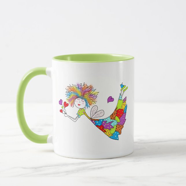 Ceramic Mug Whimsical Fairy Mugg (Vänster)
