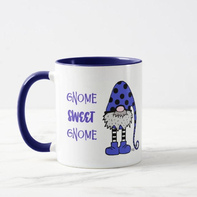 Ceramic Mug - Whimsical Gnome Mugg (Vänster)