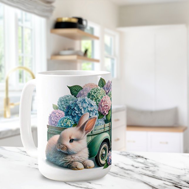 Ceramic Mugg, Springtime Bunnies Kaffemugg (Skapare uppladdad)