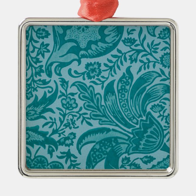 Ceramic Ornamen (från William Morris), Indiska Mön Julgransprydnad Metall (Framsidan)