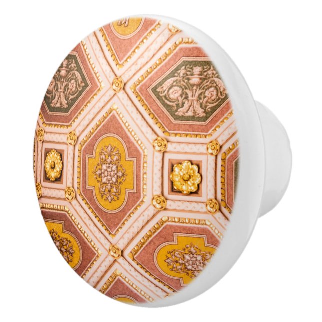 Ceramic pull, ungersk arkitektur knopp (Höger)