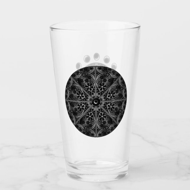 Ceramic Snöre Black Glaskopp (Framsida)