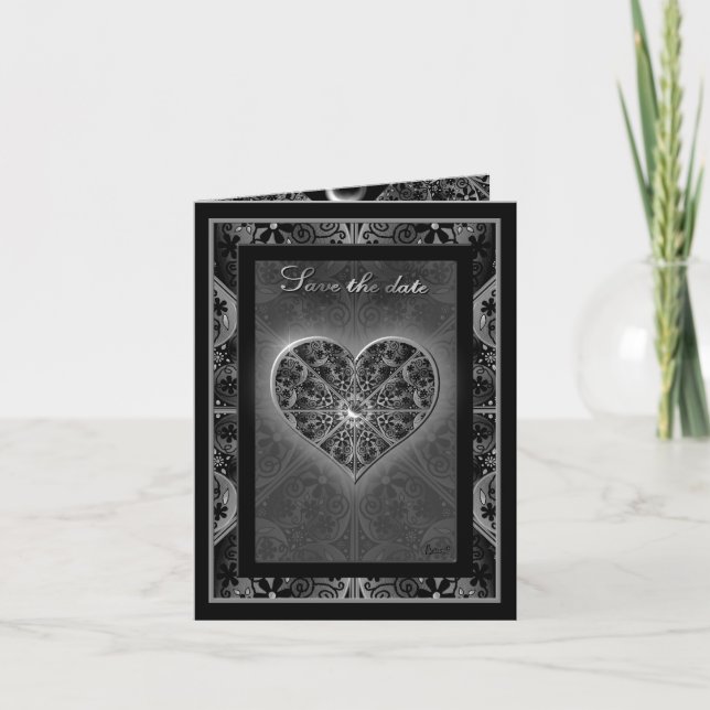 Ceramic Snöre Black Inbjudan (Framsida)