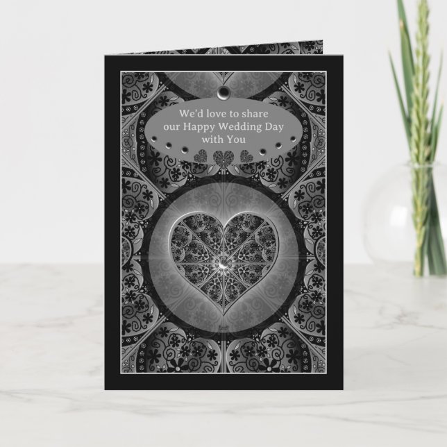 Ceramic Snöre Black Inbjudan (Framsida)