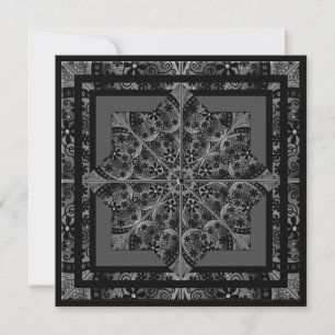 Ceramic snöre Black Julkort