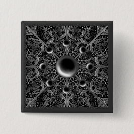 Ceramic Snöre Black Knapp