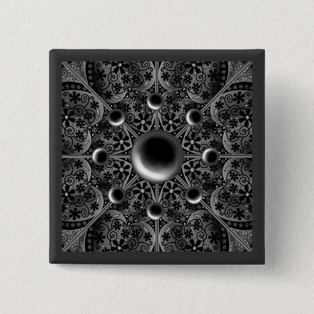 Ceramic Snöre Black Knapp (Framsida)