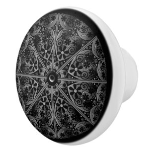 Ceramic Snöre Black Knopp