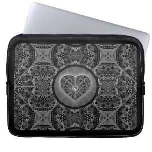 Ceramic Snöre Black Laptop Fodral