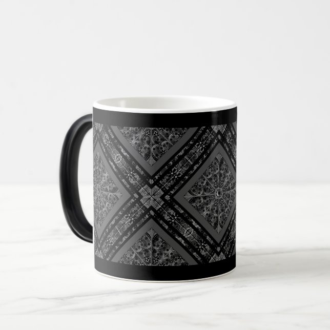 Ceramic Snöre Black Magisk Mugg (Framsida vänster)