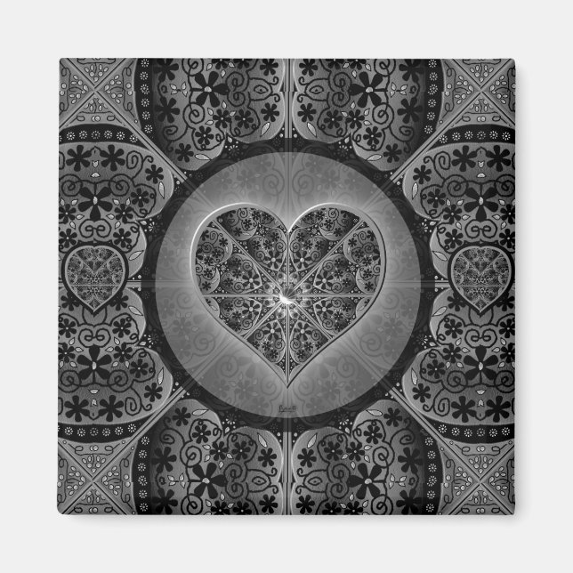 Ceramic Snöre Black Magnet (Framsidan)