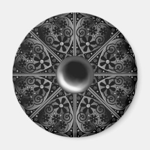 Ceramic Snöre Black Magnet