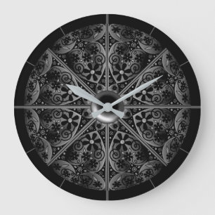 Ceramic Snöre Black Stor Klocka