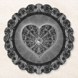 Ceramic Snöre Black Underlägg Papper