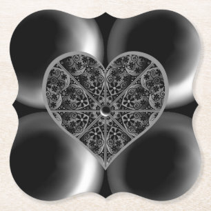 Ceramic Snöre Black Underlägg Papper