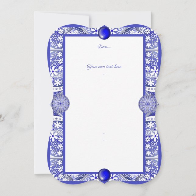 Ceramic snöre Blue of Greece (Baksida)