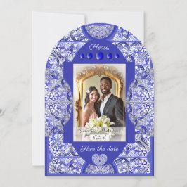 Ceramic snöre Blue of Greece Inbjudningar