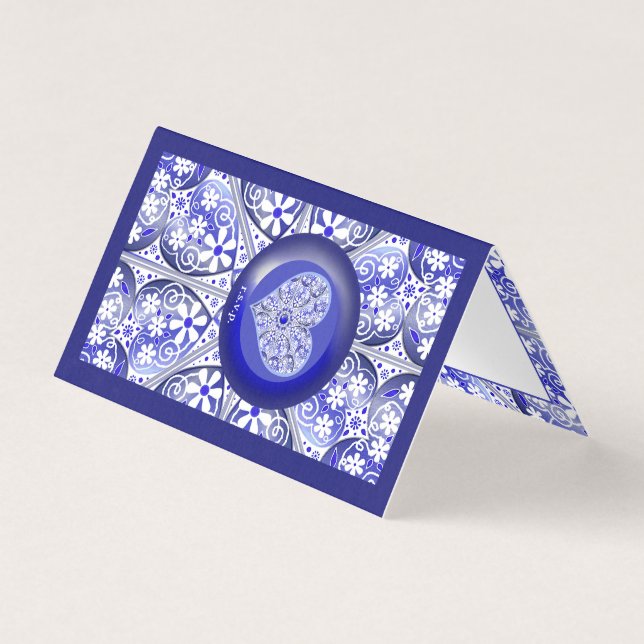 Ceramic Snöre Blue of Greece Kort (Framsida)