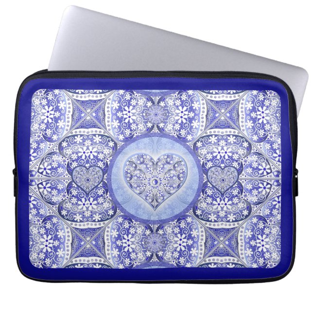 Ceramic snöre Blue of Greece Laptop Fodral (Framsidan)