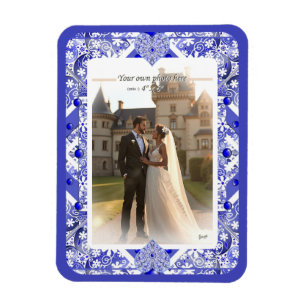 Ceramic snöre Blue of Greece Magnet