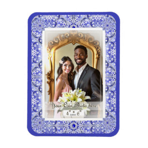 Ceramic snöre Blue of Greece Magnet